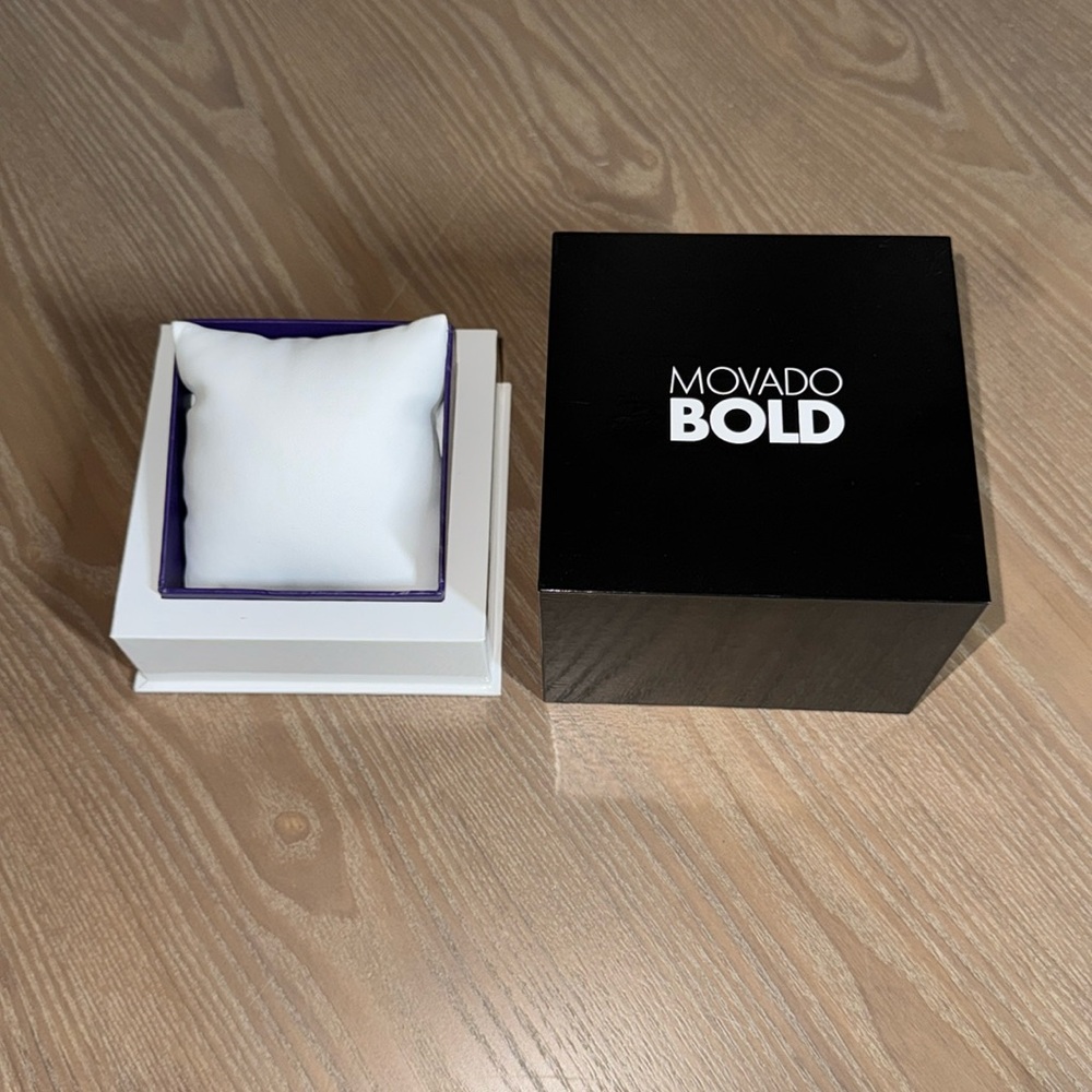 Empty Movado Bold Watch Box